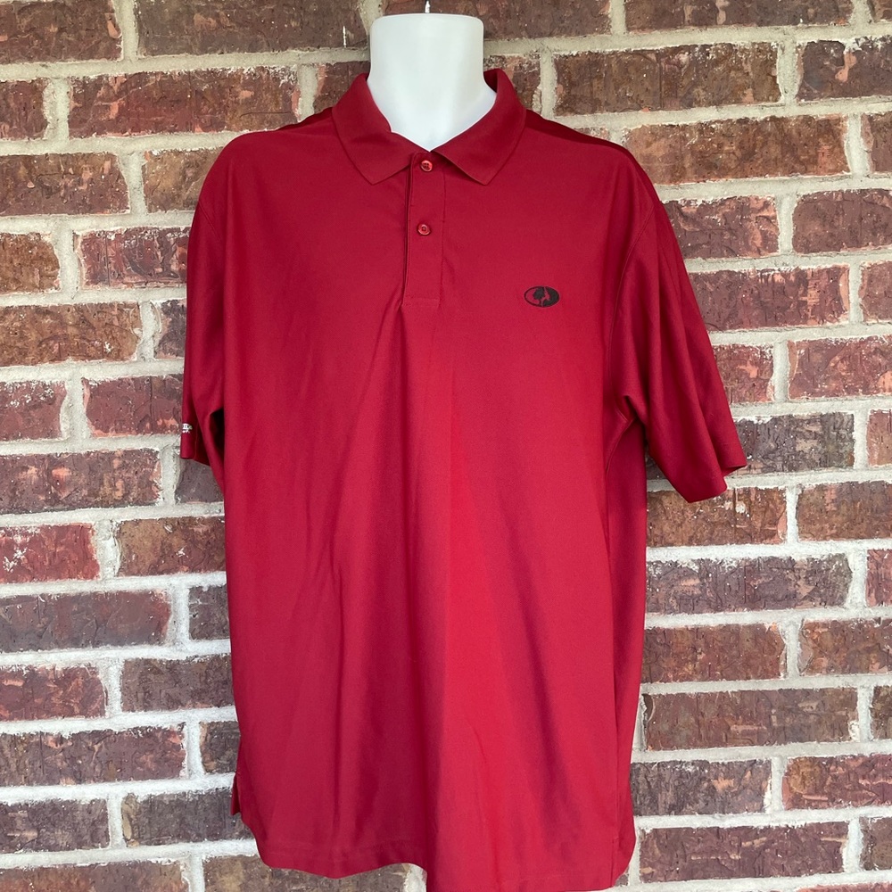 Men’s Izod Zone FX Mossy Oak Collar Neck Top Soze Large